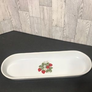 McCoy Pottery bread or cracker dish